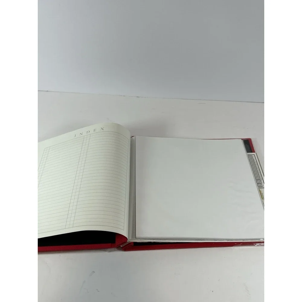 Pioneer E-Z Load 8 x 8 Memory Book Acid Free 20 Top Loading Pages NEW Red